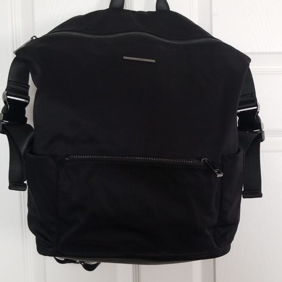 aldo black backpack purse